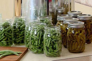 Canning green beans