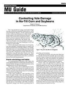 Vole Damage Prevention and Control Methods