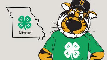 truman tiger and 4-H logo
