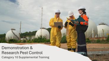 Category 10 Demonstration & Research Pest Control