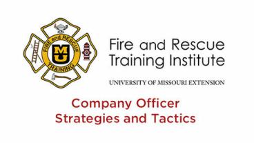 Company Officer Strategies and Tactics (CO26104)