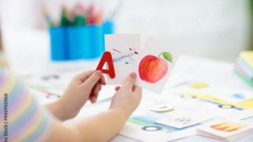 Child with Letter