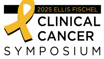 Clinical Cancer Symposium logo with gold ribbon