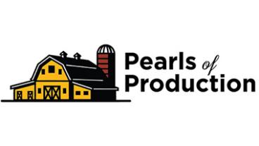 Pearls of Production with a farm graphic