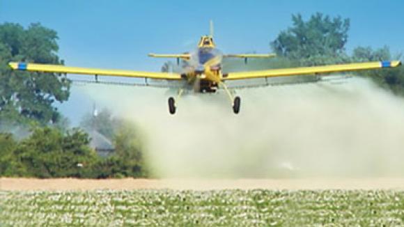 pesticide plane