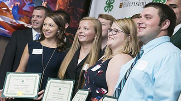 4-H foundation scholarship honorees