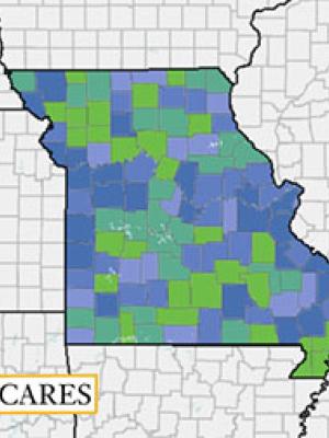Mo 4-H Chartered Clubs 2022 Map