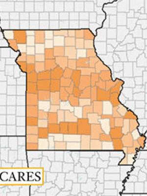 Mo 4-H Youth Participants 2022 Map