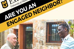 Are you an engaged neighbor? Two men talking.