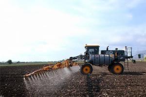 A sprayer in the field.