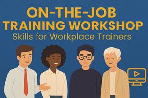 Illustration of diverse group of people in workplace attire