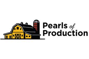 Pearls of Production with a farm graphic