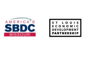 Missouri SBDC logo and St. Louis Economic Development Partnership logo