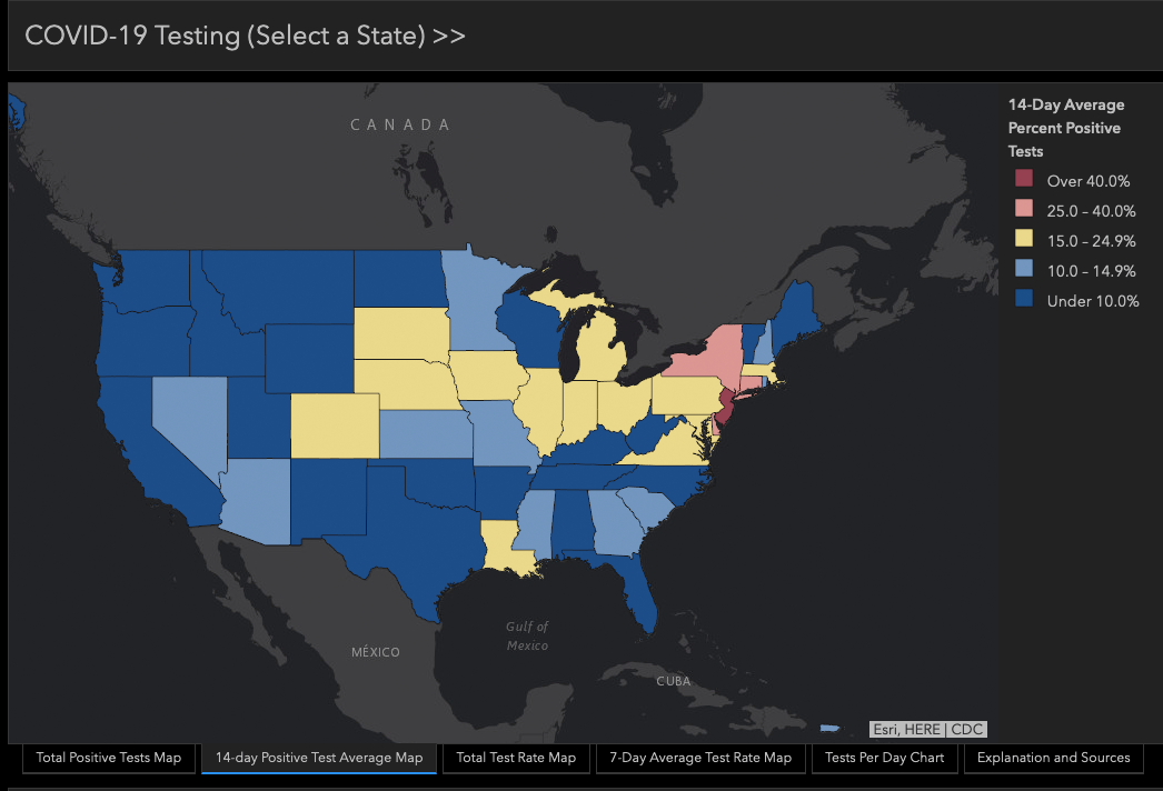 MU CARES COVID-19 Testing Dashboard.