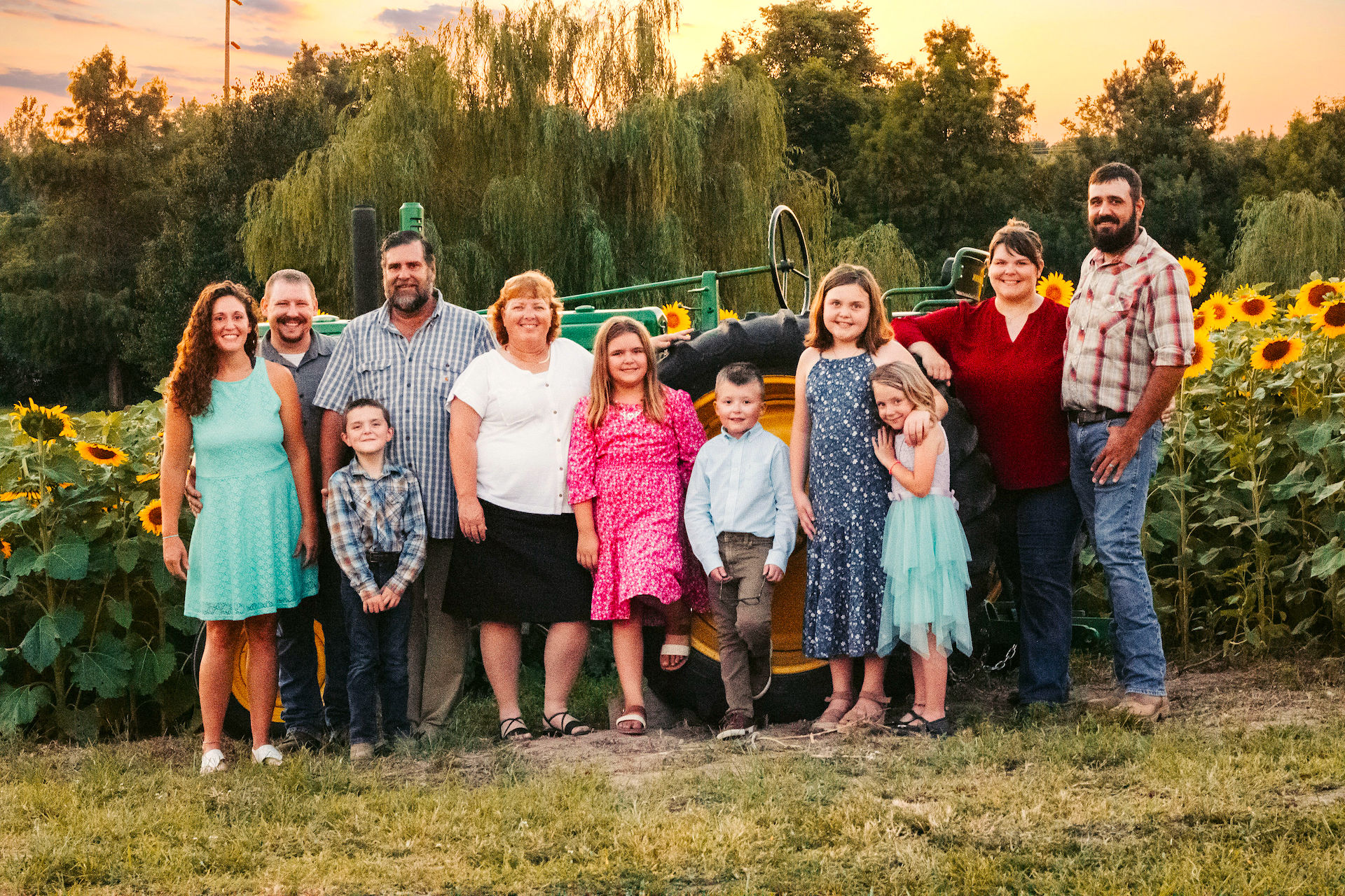 Show Me HH Farms of Hannibal is family-owned and operated. In addition to corn and soybean, the family grows sunflowers for sunflower seed oil production. Photo courtesy of Amberlyn Brown.