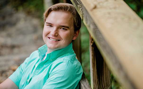 Troy Ludwig portrait for 4-H profile