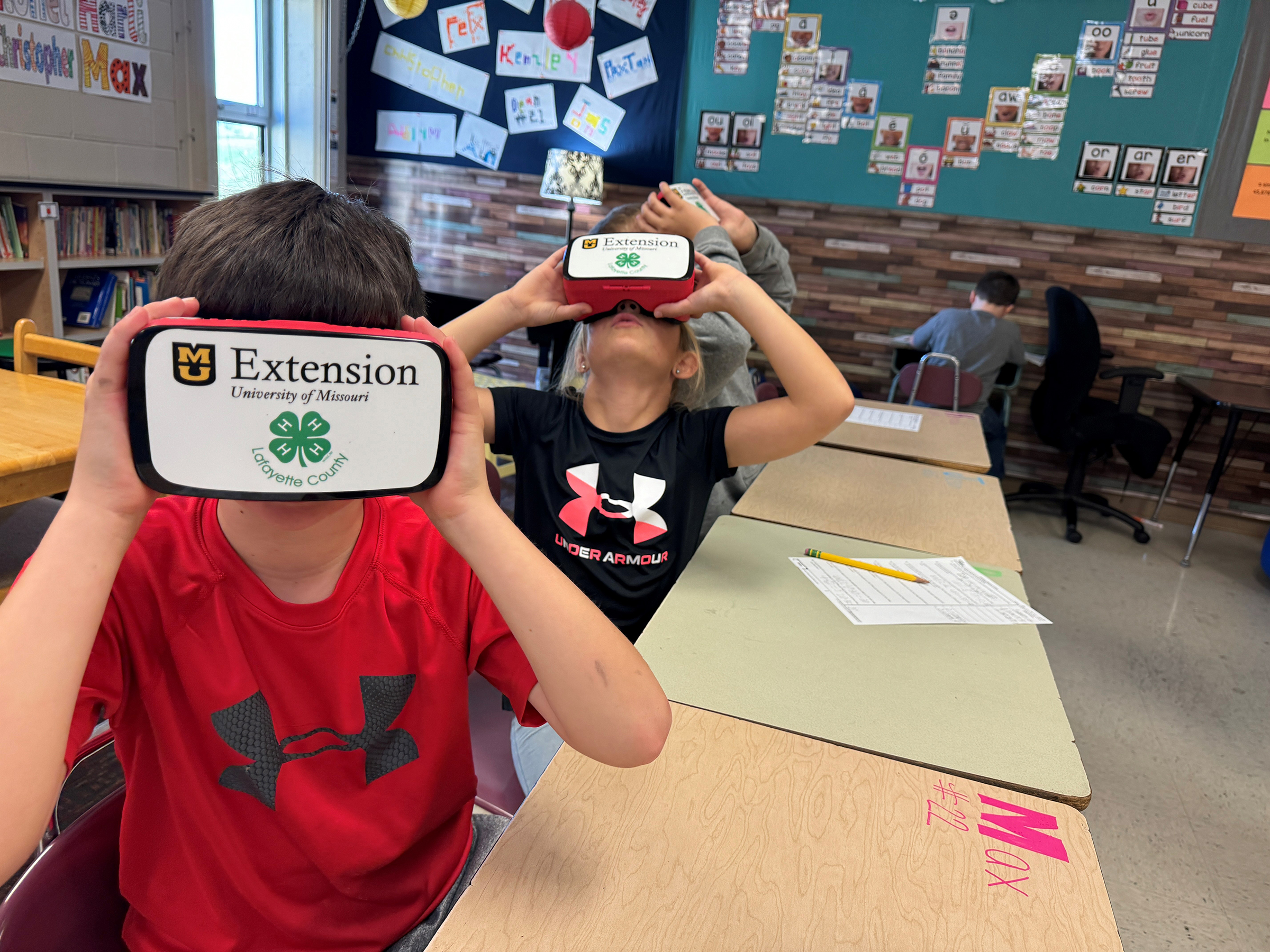 Lafayette County school districts have used the virtual reality goggles to explore national monuments such as the Mount Rushmore and the Lincoln Memorial. Youths have also visited the pyramids in Egypt, checked out the Great Barrier Reef and various rain forests, and experienced multiple national parks.