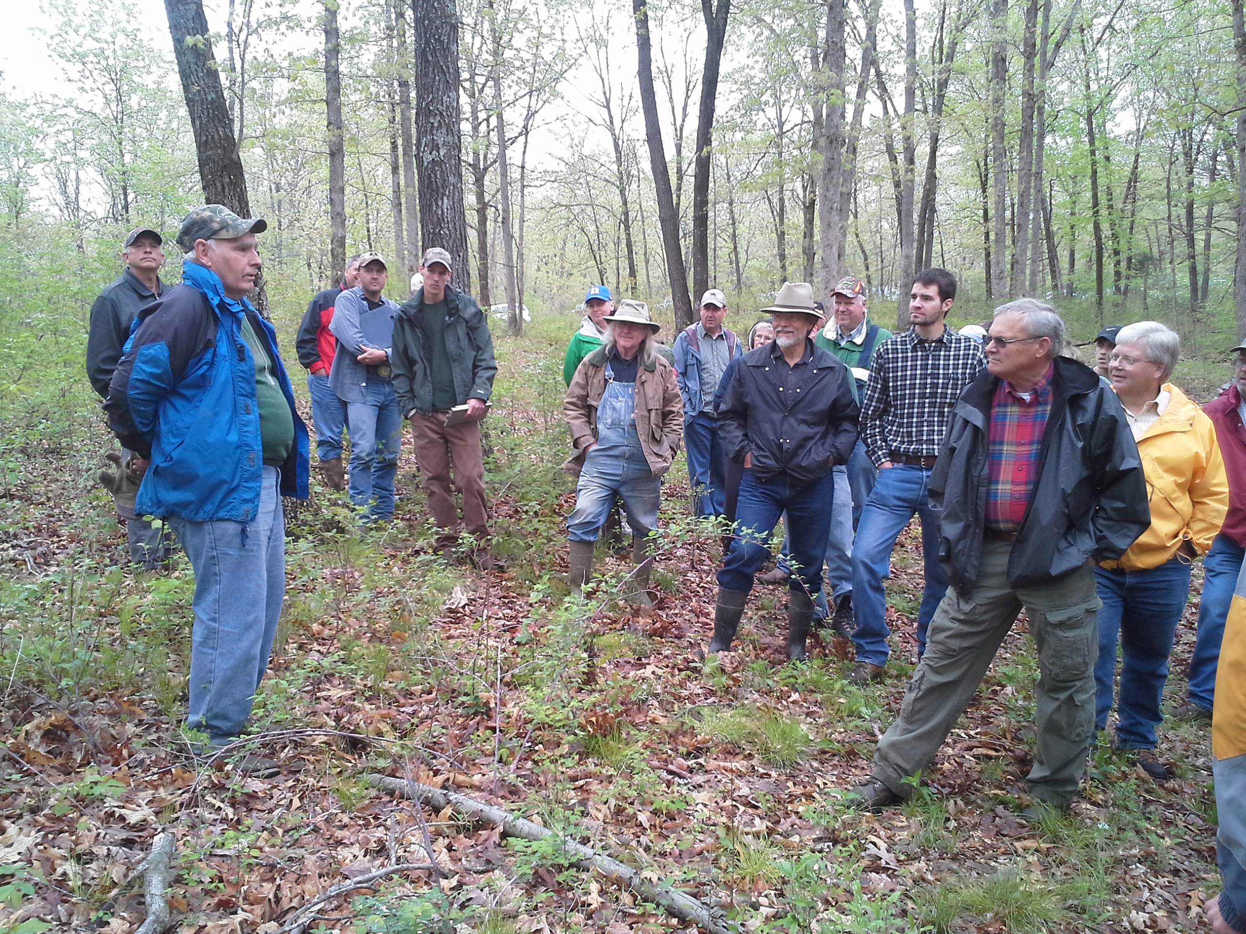 Fred Crouse and other resource professionals will speak at a fall field day at the Boone County woodlands property of Doug Butler. During the two-day October event, participants will learn how to work with a forester to manage a site for income today while retaining trees that will produce quality wood and income in the future. Photo courtesy of Brian Schweiss, University of Missouri Extension sustainable forestry specialist.