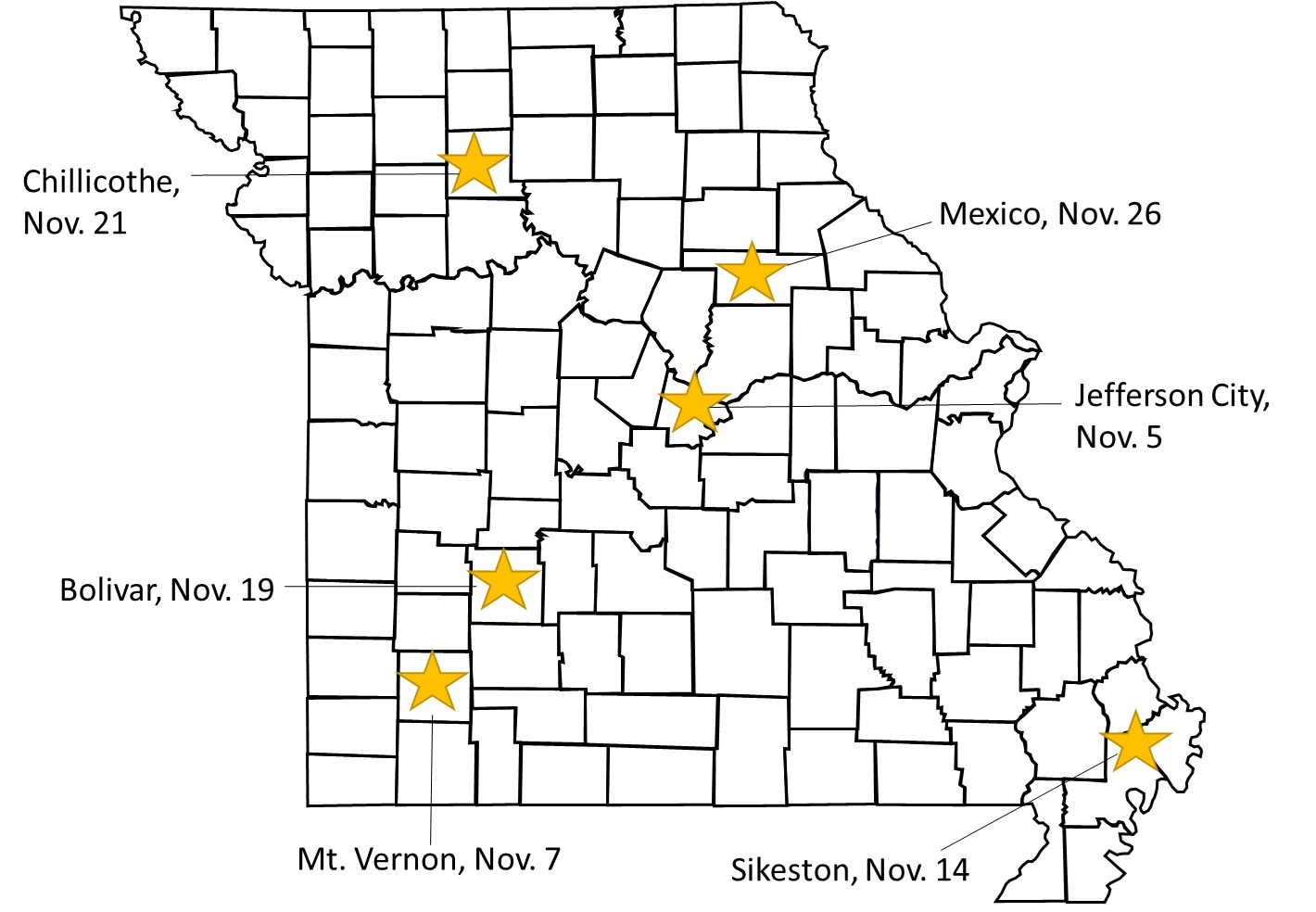 ag lenders seminar map