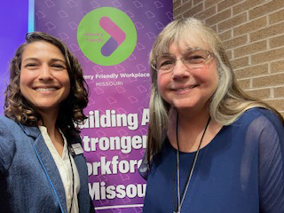 Allene Gremaud, left, and Ann McCauley.