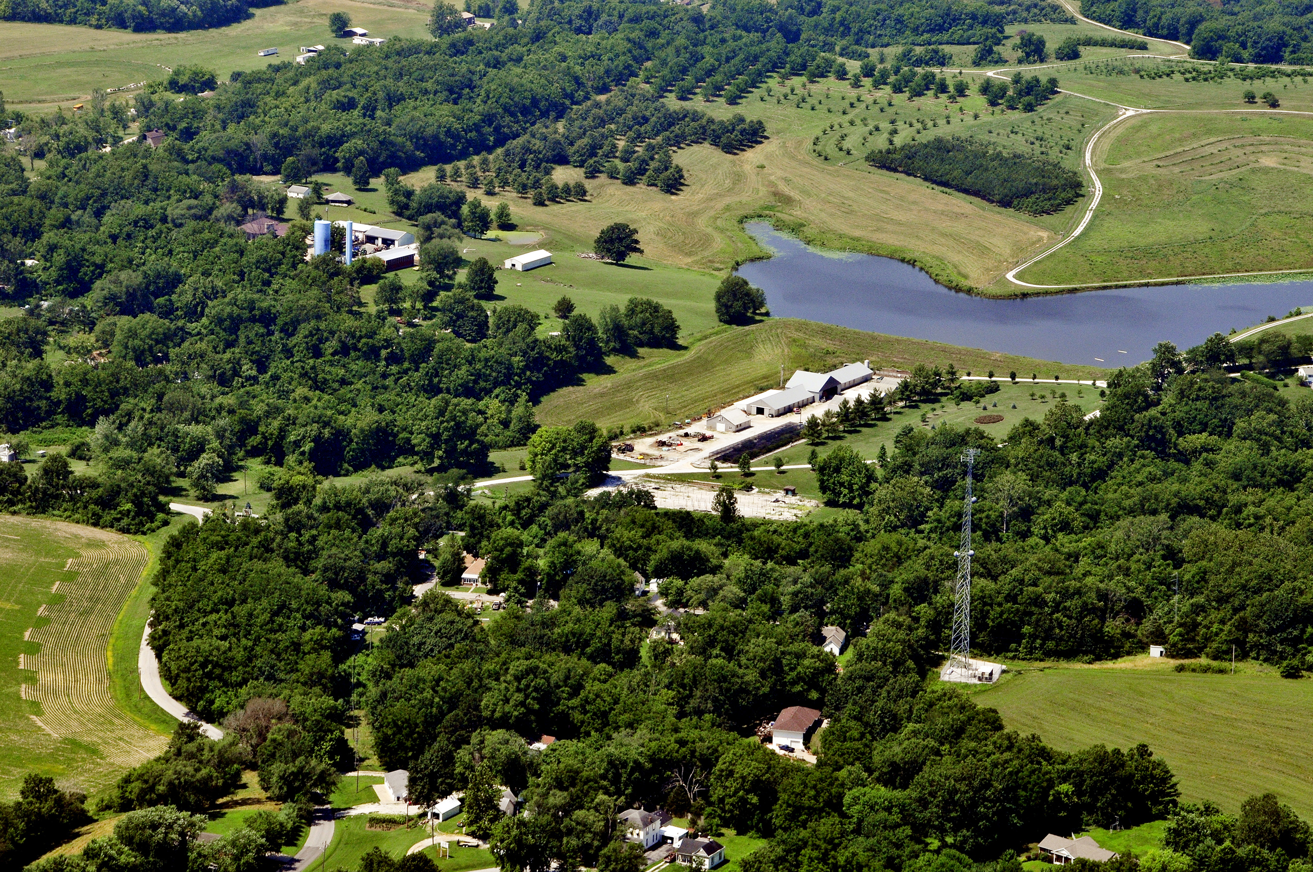 University of Missouri's Horticulture and Agroforestry Research Center in New FranklinKyle Spradley with the College of Agriculture, Food and Natural Resources