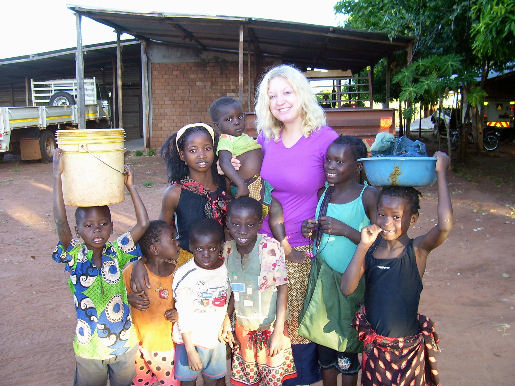 Brammer said the children she met in Mozambique were friendly and welcoming, and loved to have their picture taken.